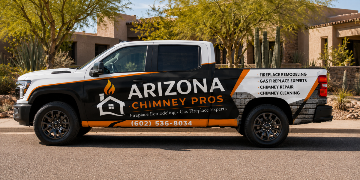 Arizona Chimney Pros service truck in Scottsdale, AZ